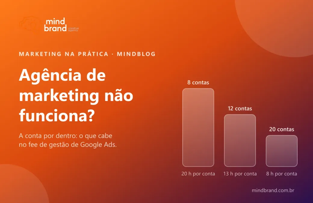 Capa: Agência de marketing não funciona? A conta que ninguém mostra