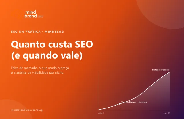 Capa — Quanto custa SEO (e quando vale a pena)
