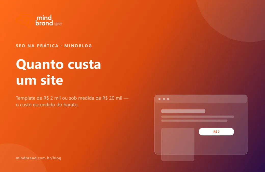 Capa — Quanto custa um site (e o custo escondido do barato)
