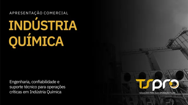 Capa da apresentação comercial da TSPro para Indústria Química